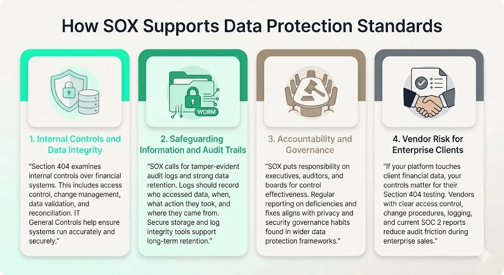 How SOX Supports Data Protection Standards