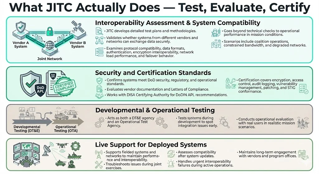 What JITC Actually Does — Test, Evaluate, Certify