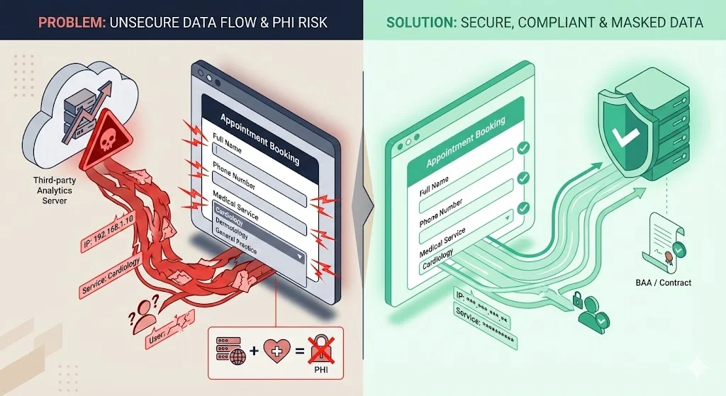 Appointment Booking Form with Analytics Scripts