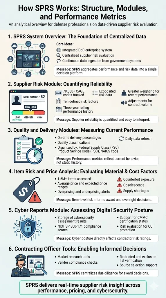 How SPRS Works—Structure, Modules, and Performance Metrics