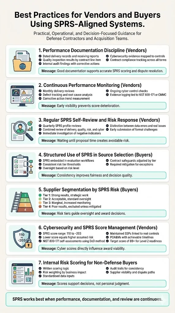 Best Practices for Vendors and Buyers Implementing SPRS-Aligned Systems