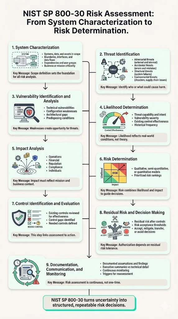 The SP 800-30 Risk Assessment Methodology — Step-by-Step