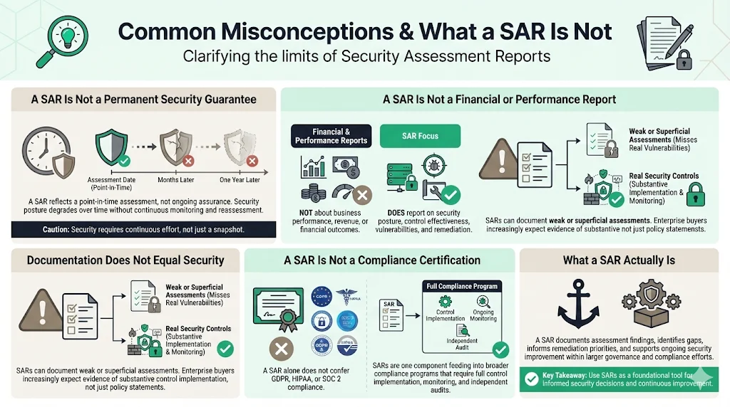 Common Misconceptions & What a SAR Is Not