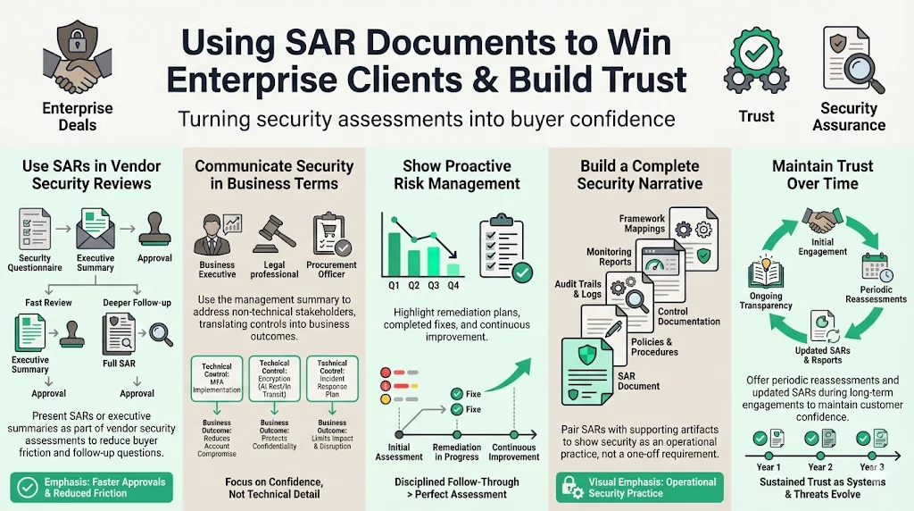 How to Use SAR Documents to Win Enterprise Clients & Build Trust