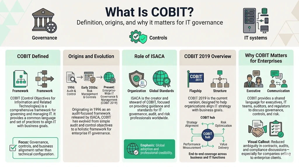 What is COBIT: Definition and Origins