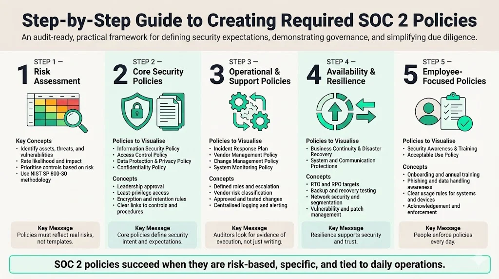 Step‑by‑Step Guide to Creating Required SOC 2 Policies