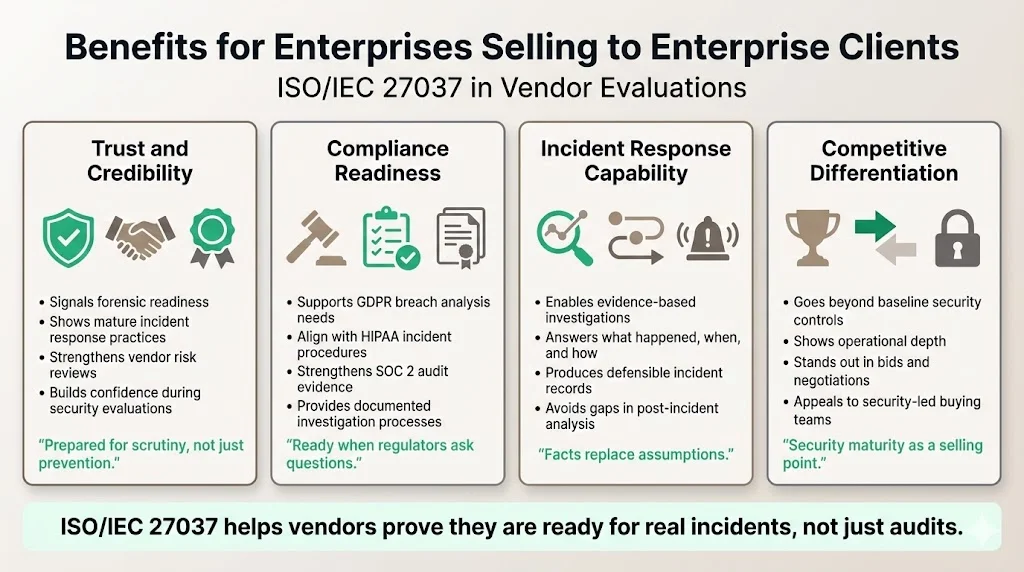 Benefits for Enterprises Selling to Enterprise Clients