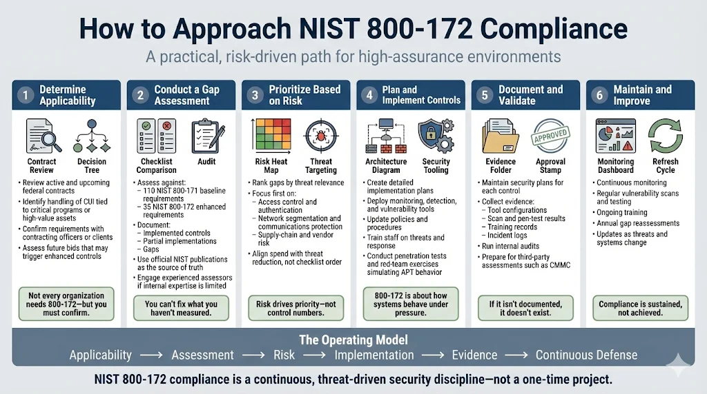 Step-by-Step: How a Business Can Approach NIST 800-172 Compliance