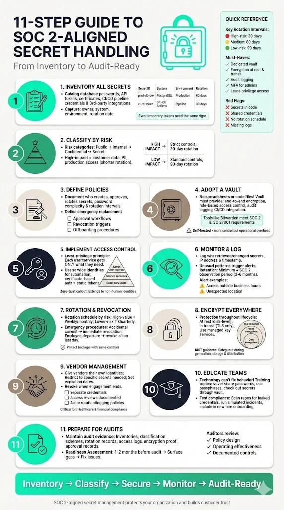 Step‑by‑Step Guide to SOC‑2‑Aligned Secret Handling