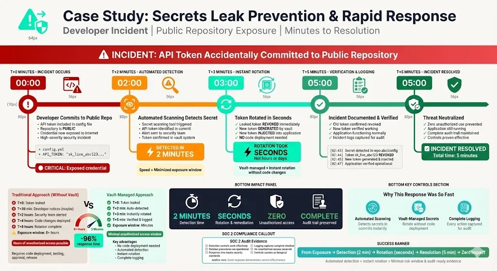 Secrets leak prevention