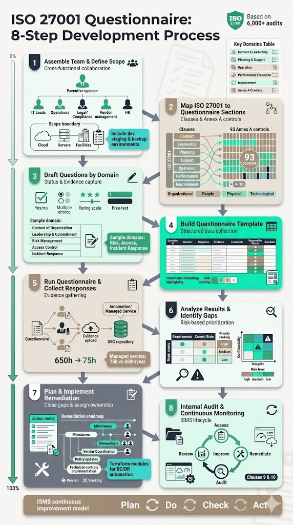 Steps to create your ISO 27001 questionnaire