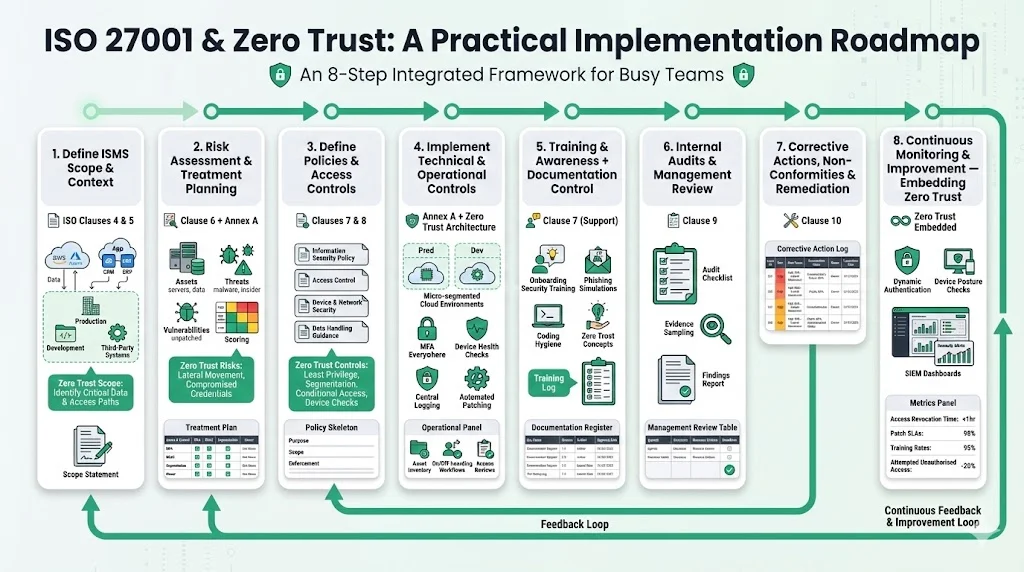 Step‑by‑Step Practical Guide to Implement ISO 27001 + Zero Trust for Busy Teams