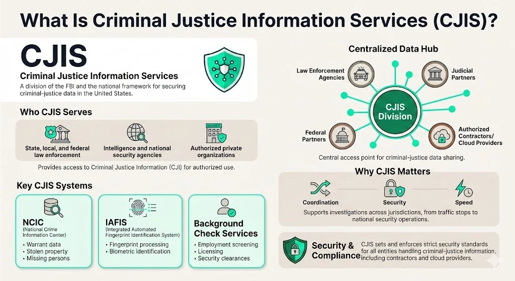 What is Criminal Justice Information Services (CJIS)—Explanation of the Acronym and Scope