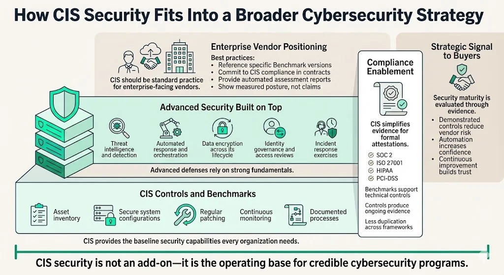 How CIS Security Fits Into Broader Cybersecurity Strategy