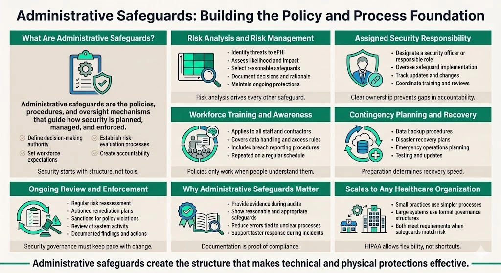 Administrative Safeguards — Building the Policy & Process Foundation