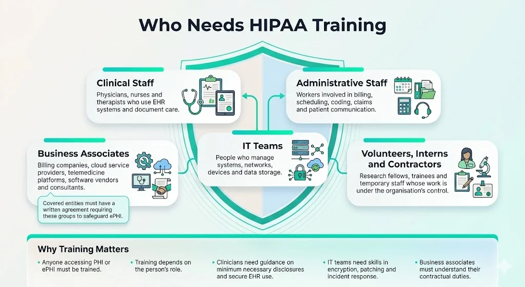 Who needs HIPAA training