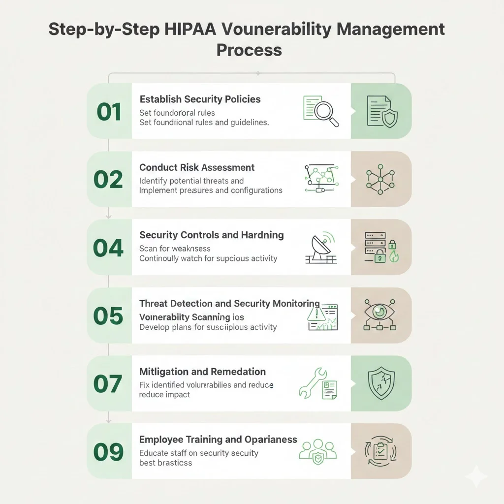 Step‑by‑Step HIPAA Vulnerability Management Process