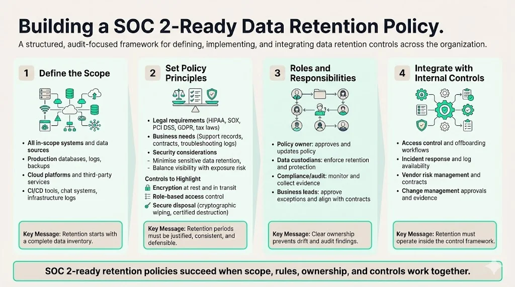 Building a SOC 2‑Ready Data Retention Policy