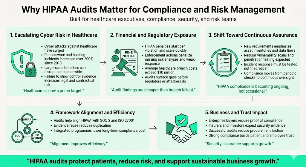 Why HIPAA Audits Matter for Compliance and Risk Management