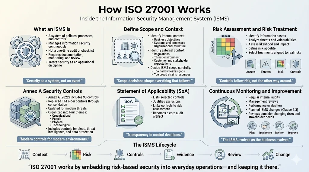 How ISO 27001 Works — The ISMS Framework