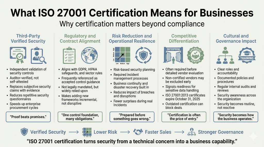 What ISO 27001 Certification Means for Businesses