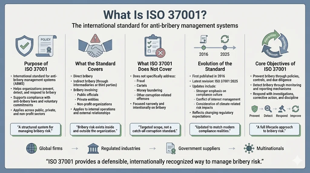 What is ISO 37001?