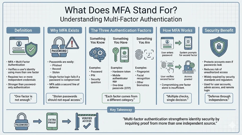 What Does MFA Stand For?