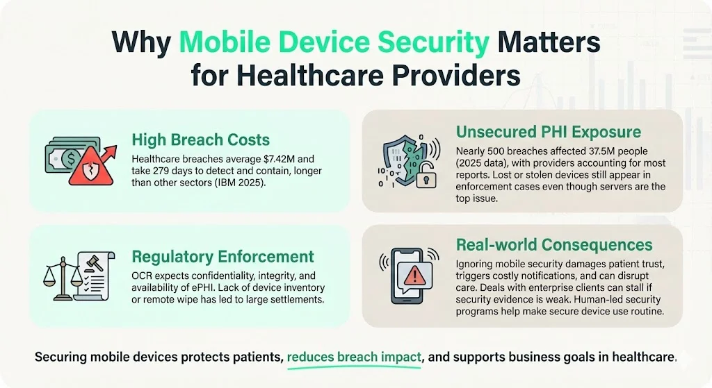 Why Mobile Device Security Matters for Healthcare Providers