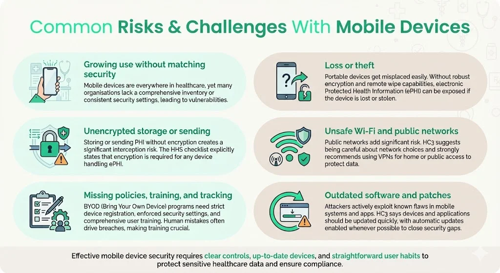 Common Risks & Challenges With Mobile Devices