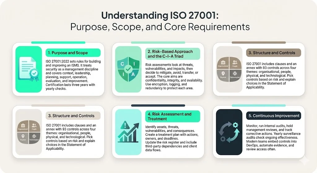 Understanding ISO 27001: purpose, scope, and core requirements