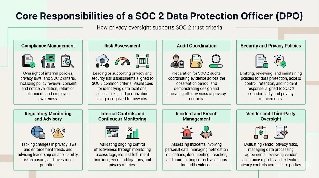 Core Responsibilities of a SOC 2 DPO