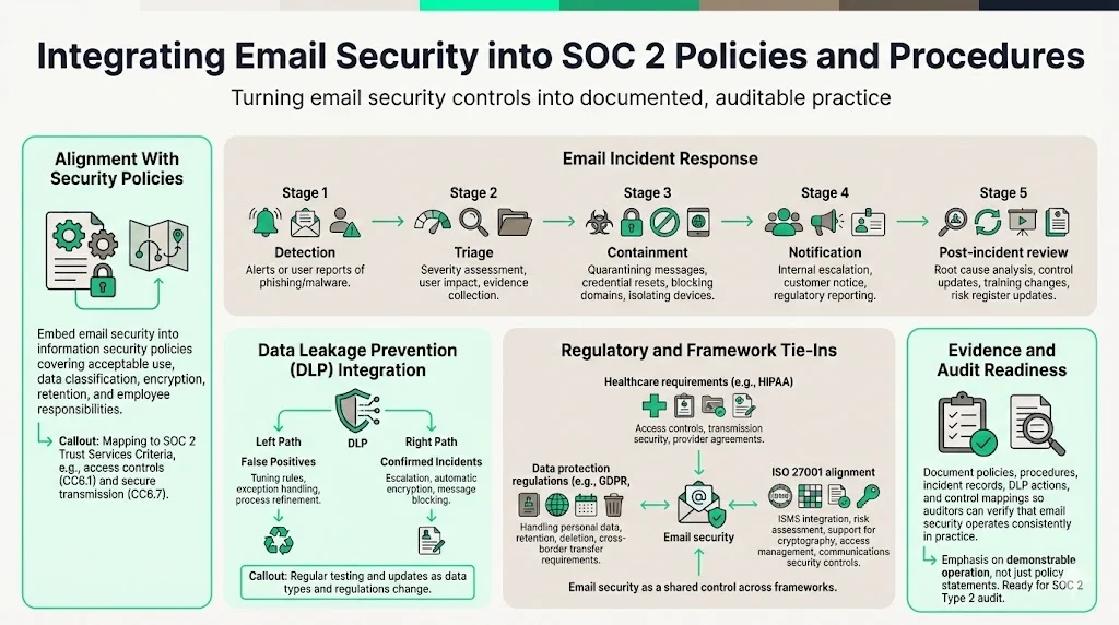 Integrating Email Security into SOC 2 Policies and Procedures
