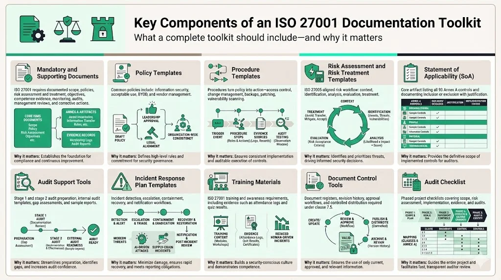 Key Components of an ISO 27001 Documentation Toolkit