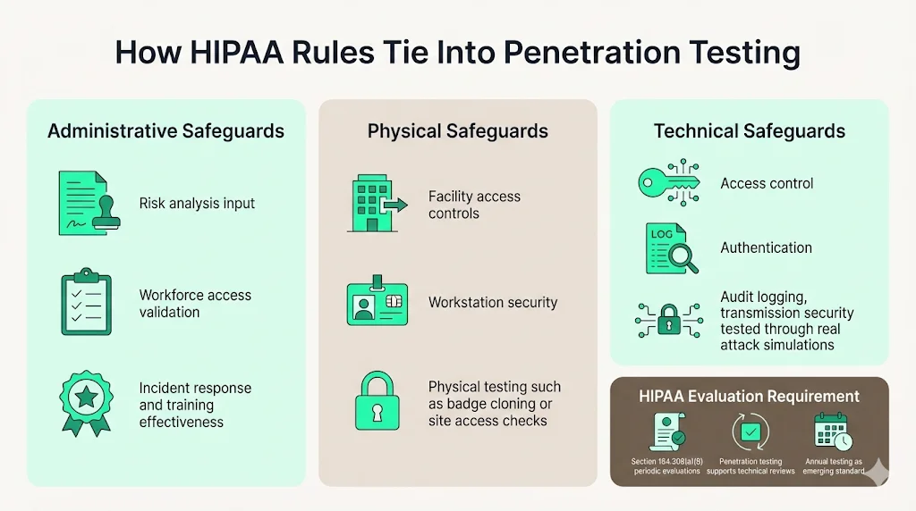 How HIPAA rules tie into penetration testing