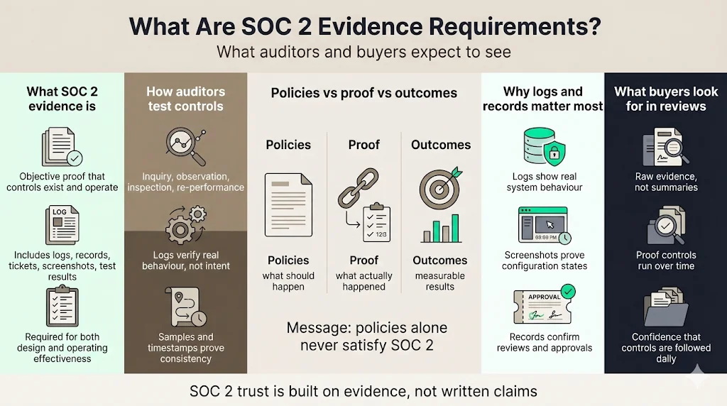 What Are SOC 2 Evidence Requirements?