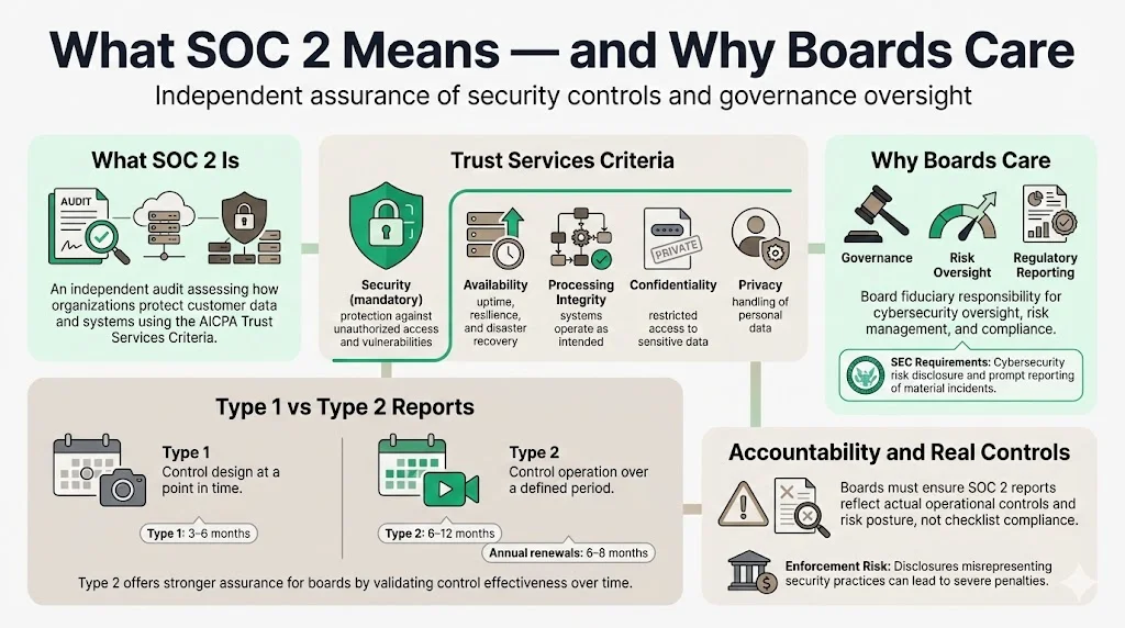 What SOC 2 Means and Why Boards Care