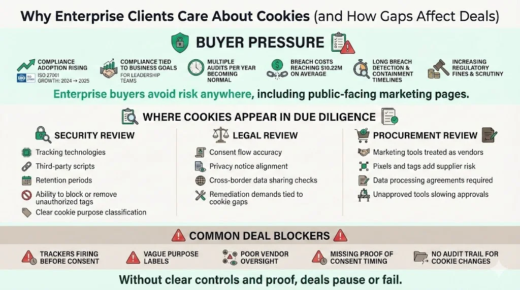 Why enterprise clients care (and how cookie gaps show up in deals)