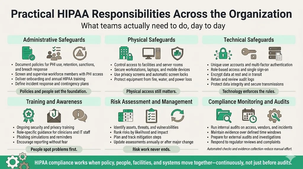 Practical Responsibilities Across The Organization