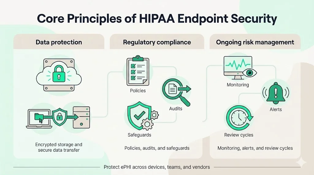Core Principles of HIPAA Endpoint Security