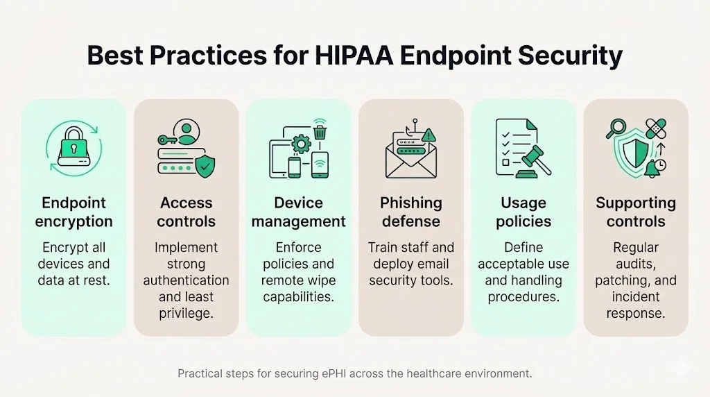Best Practices for HIPAA Endpoint Security