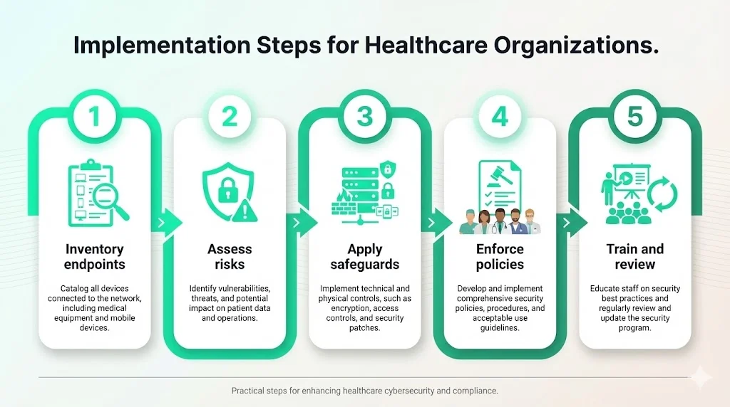 Implementation Steps for Healthcare Organizations