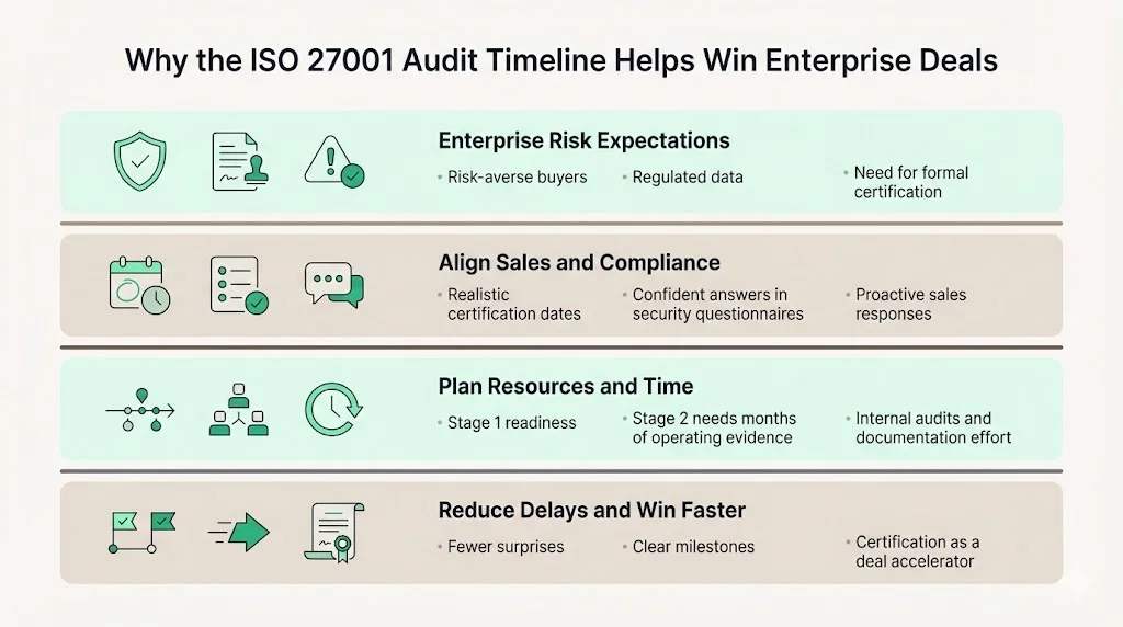 Why Understanding the ISO 27001 Audit Timeline Helps Win Enterprise Deals