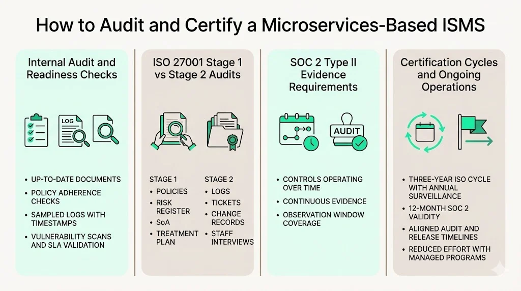 How to audit and certify a microservices‑based ISMS