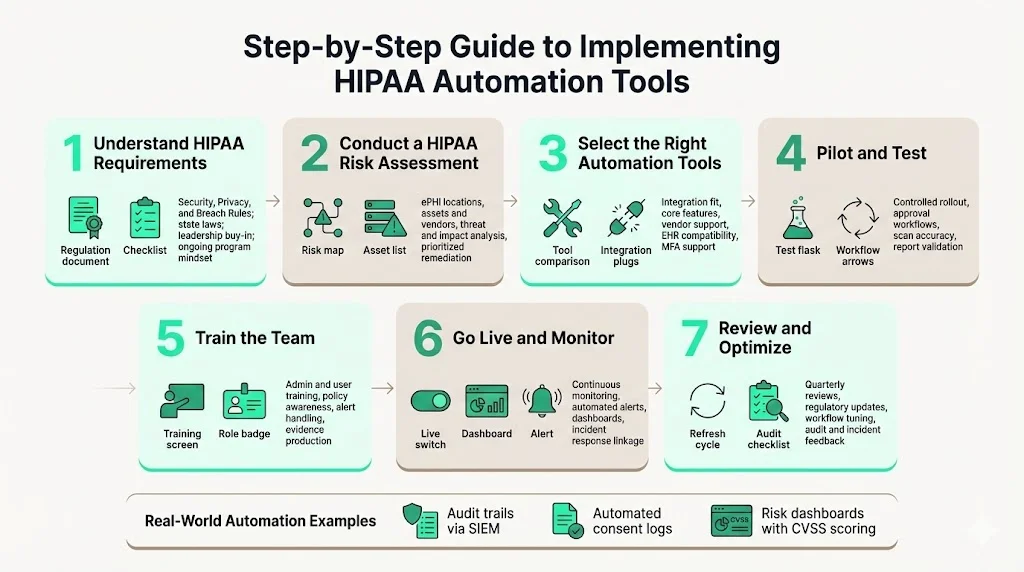 Step‑by‑Step Guide to Implementing HIPAA Automation Tools