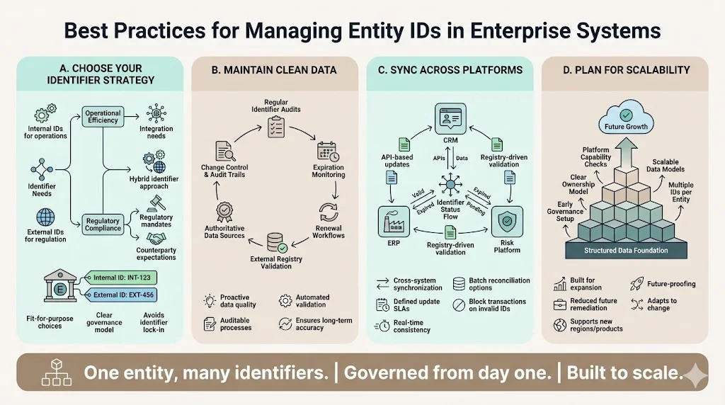 Best Practices for Managing Entity IDs in Enterprise Systems