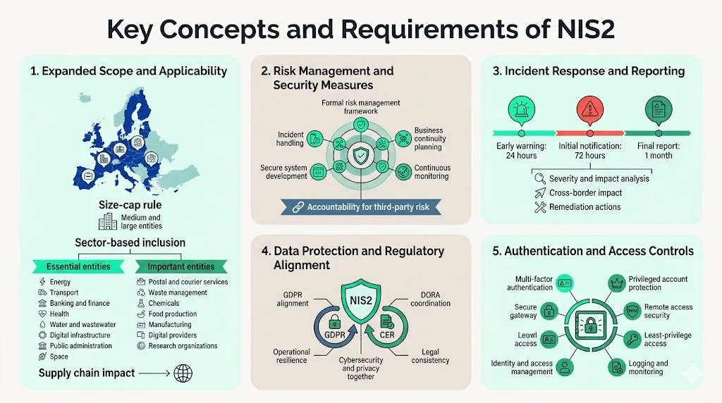 Key Concepts and Requirements of NIS2