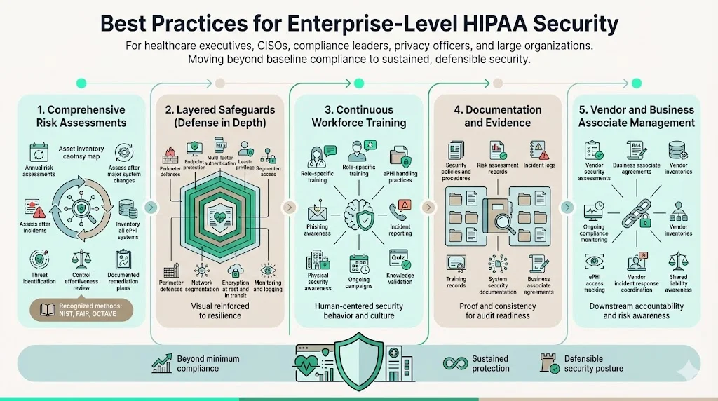 Best Practices for Enterprise-Level HIPAA Security