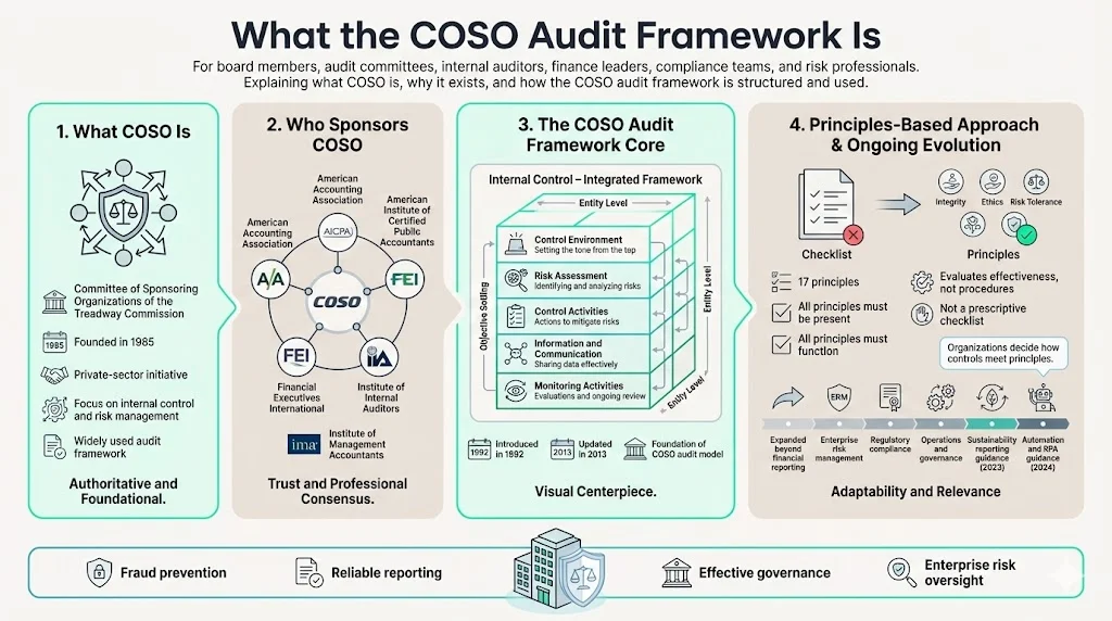 What the COSO Audit Framework Is
