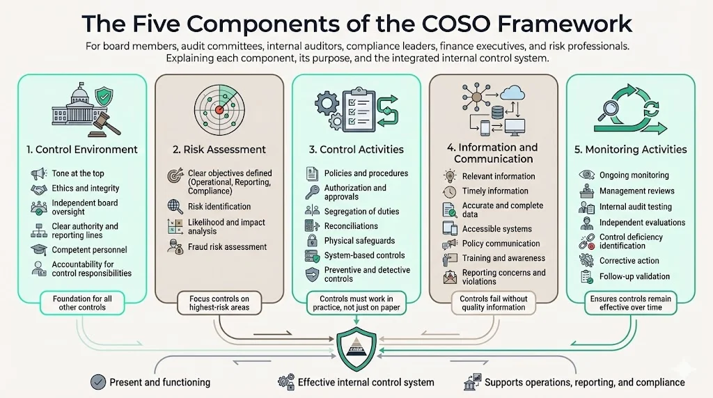 The Five Components of the COSO Framework