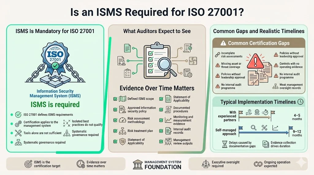 Is ISMS Required for ISO 27001?